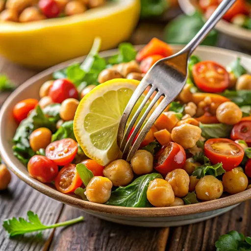 Hrskava Pećena Slanutak Salata